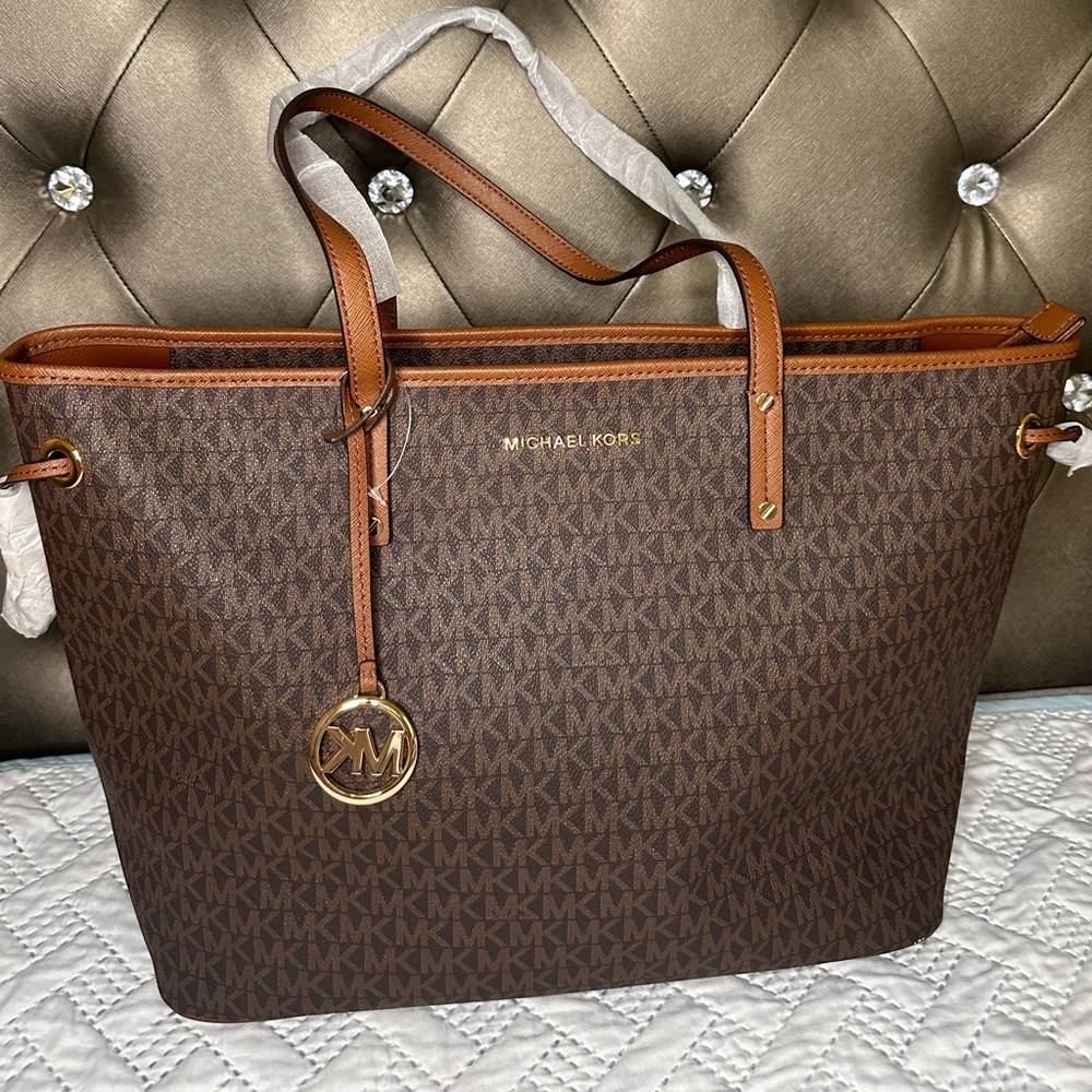 Brown Michael Kors Tote Purse